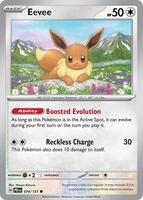 Preview image for the Eevee single card for the collectable card game Pokemon.