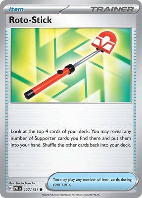 Preview image for the Roto-Stick single card for the collectable card game Pokemon.