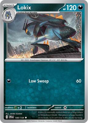 Preview image for the Lokix single card for the collectable card game Pokemon.