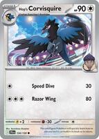 Preview image for the Hop's Corvisquire single card for the collectable card game Pokemon.
