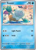 Preview image for the Snover single card for the collectable card game Pokemon.