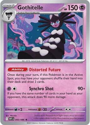 Preview image for the Gothitelle single card for the collectable card game Pokemon.