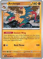 Preview image for the Archeops single card for the collectable card game Pokemon.
