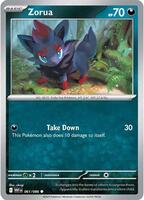 Preview image for the Zorua single card for the collectable card game Pokemon.