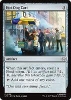 Preview image for the Hot Dog Cart single card for the collectable card game Magic: The Gathering.