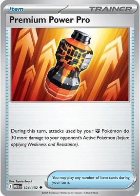 Preview image for the Premium Power Pro - 124/132 single card for the collectable card game Pokemon.