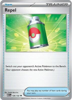 Preview image for the Repel single card for the collectable card game Pokemon.