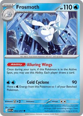 Preview image for the Frosmoth single card for the collectable card game Pokemon.