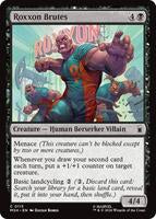 Preview image for the Roxxon Brutes single card for the collectable card game Magic: The Gathering.