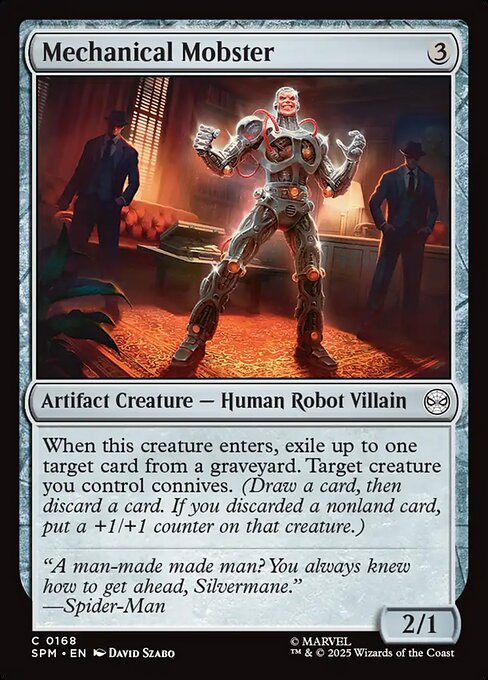 Preview image for the Mechanical Mobster single card for the collectable card game Magic: The Gathering.