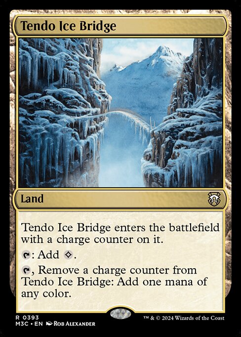 Preview image for the Tendo Ice Bridge single card for the collectable card game Magic: The Gathering.
