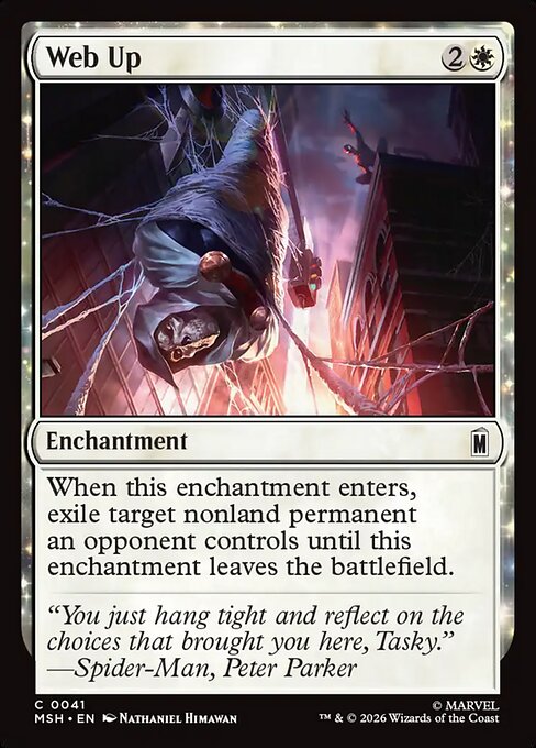 Preview image for the Web Up single card for the collectable card game Magic: The Gathering.
