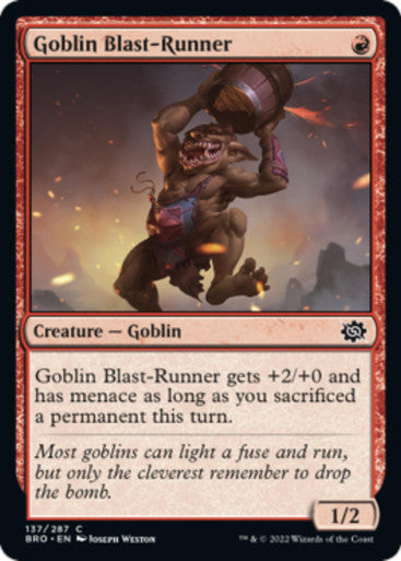Magic Single - Goblin Blast-Runner (BRO)