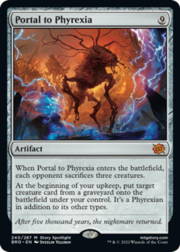 Magic single – Portal to Phyrexia