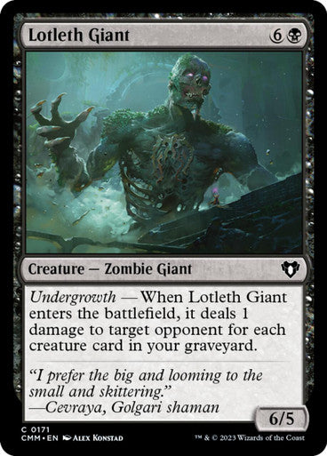 Magic Single - Lothleth Giant (CMM)