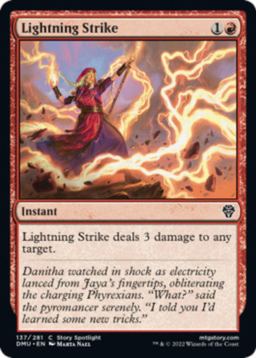 Magic single - Lightning Strike (FOIL)