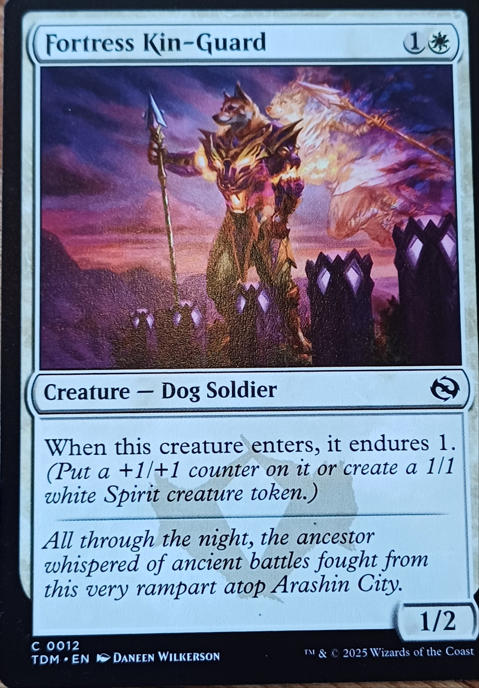 Magic Single - fortress kin-guard (TDM)