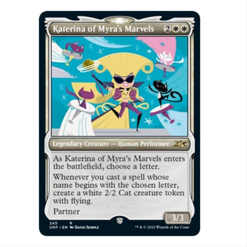 Magic Single - Katerina of Myra's Marvels (Showcase Art) (UNF)