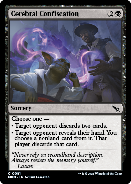 Magic Single - Cerebral Confiscation (MKM)