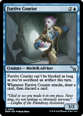 Magic Single - Furtive Courier (MKM)