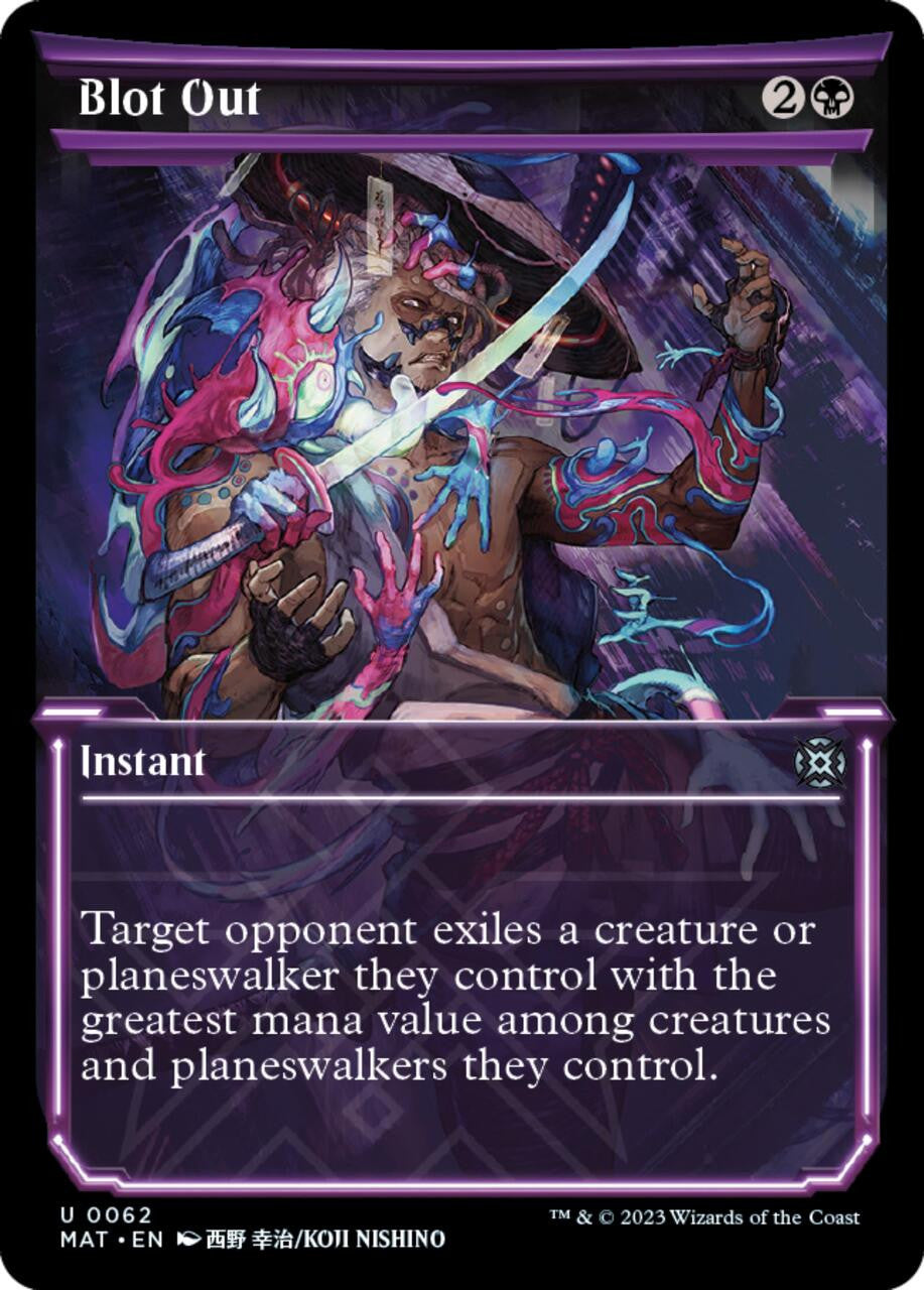 Magic Single - Blot Out (Showcase Frame) (MAT)