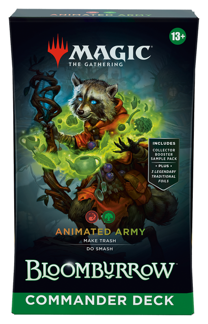 Magic The Gathering: Bloomburrow Commander Deck: Animated Army