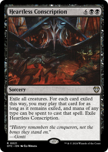 Magic single - Heartless Conscription (OTC)