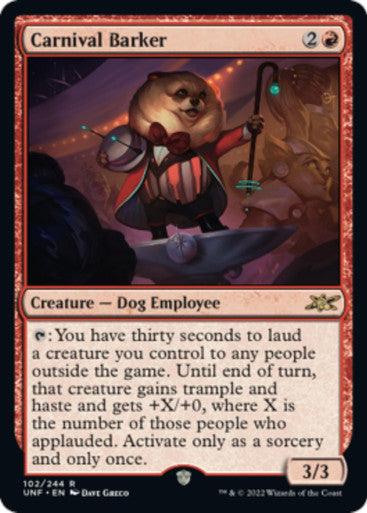 Magic Single - Carnival Barker (UNF)