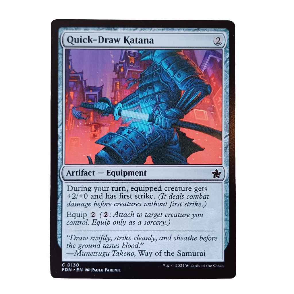 Magic single - Quick-Draw Katana (FDN)