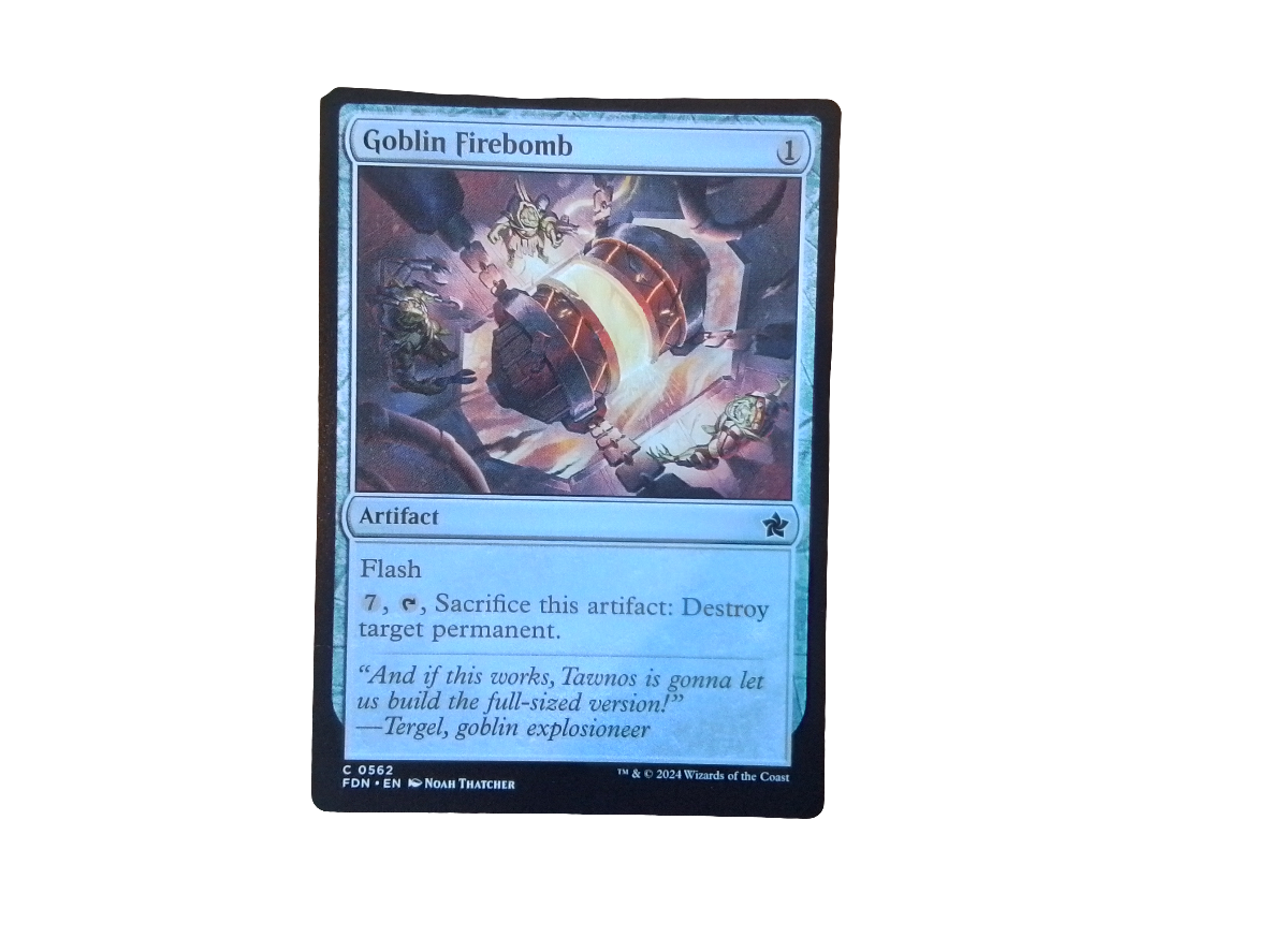 Magic Single - Goblin Firebomb(FDN)