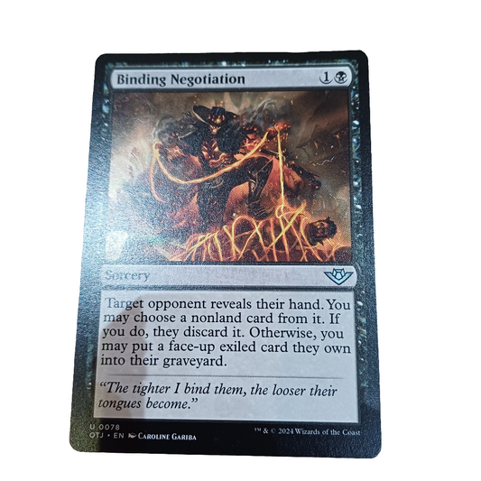 Magic Single - Binding Negotiation (OTJ)
