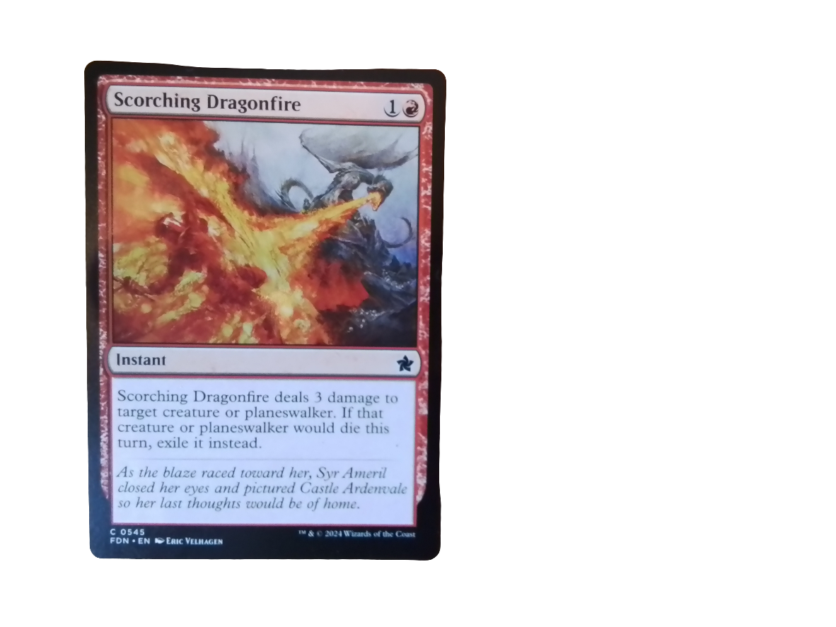 Magic Single - Scorching Dragonfire(FDN)