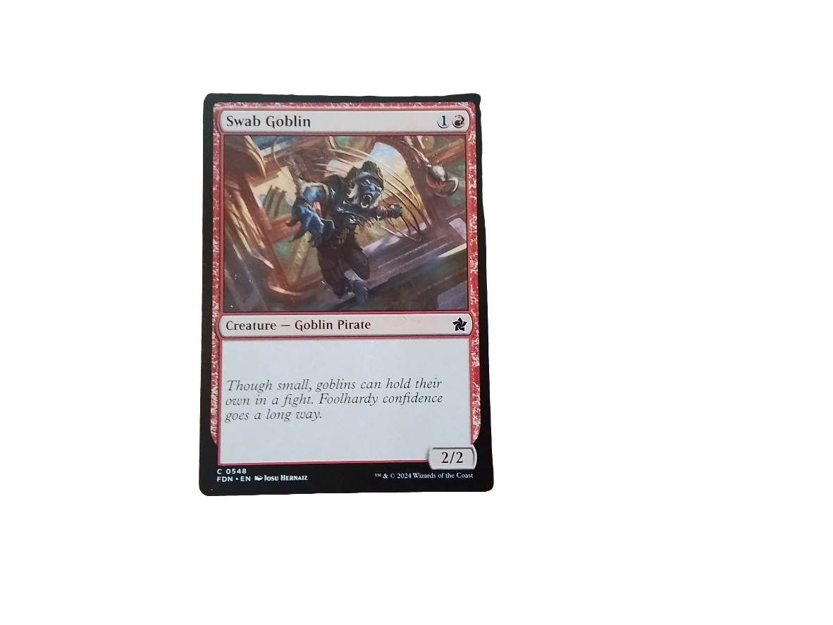 Magic Single - Swab Goblin(FDN)