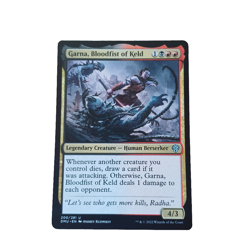 Magic Single - Garna, Bloodfist of Keld (DMU)