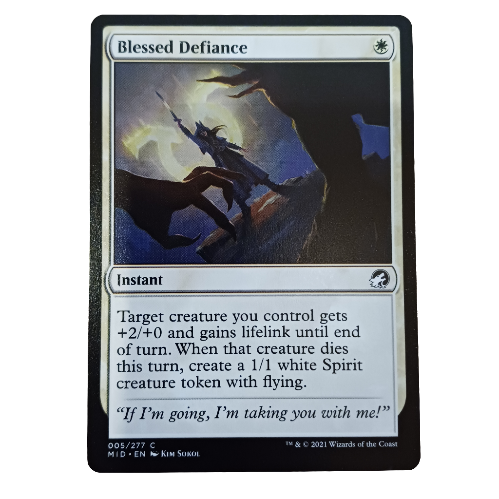 Magic Single - Blessed Defiance (MID)