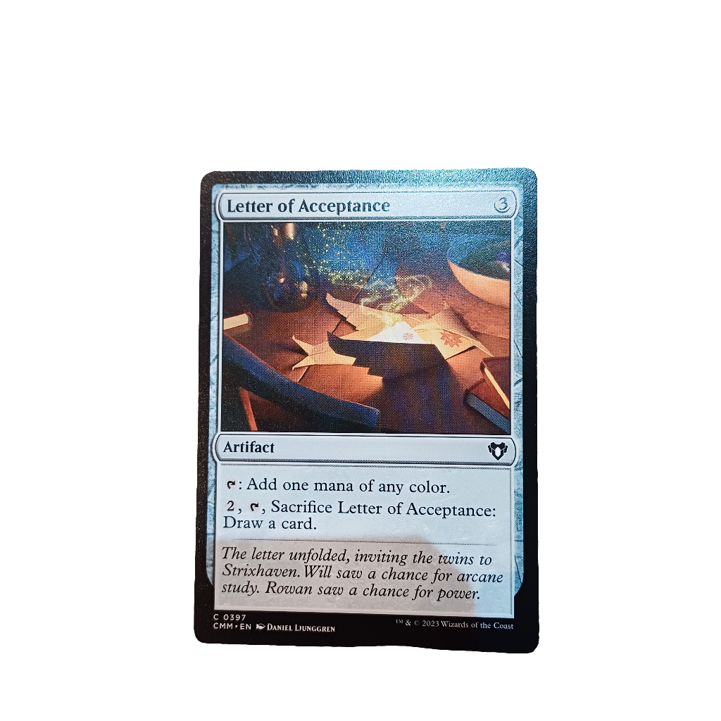 Magic Single - Letter of Acceptance (CMM)