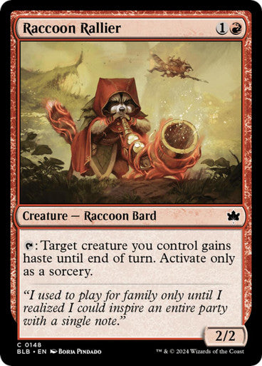Magic Single - Raccoon Rallier (BLB)
