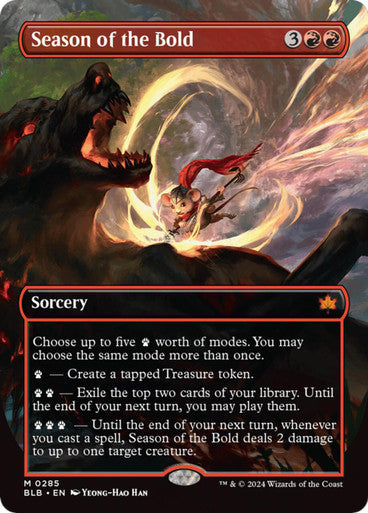 Magic Single - Season of the Bold (Borderless Art) (BLB