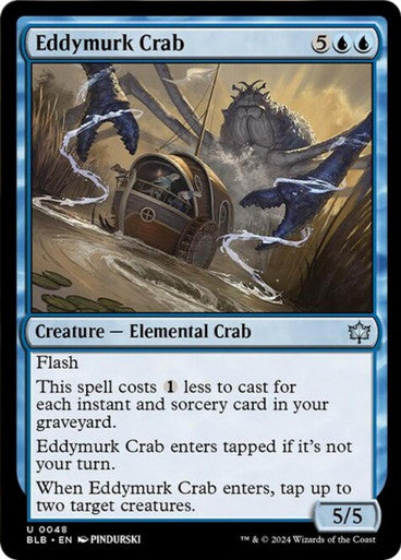 Magic Single - Eddymurk Crab, Foil (BLB)