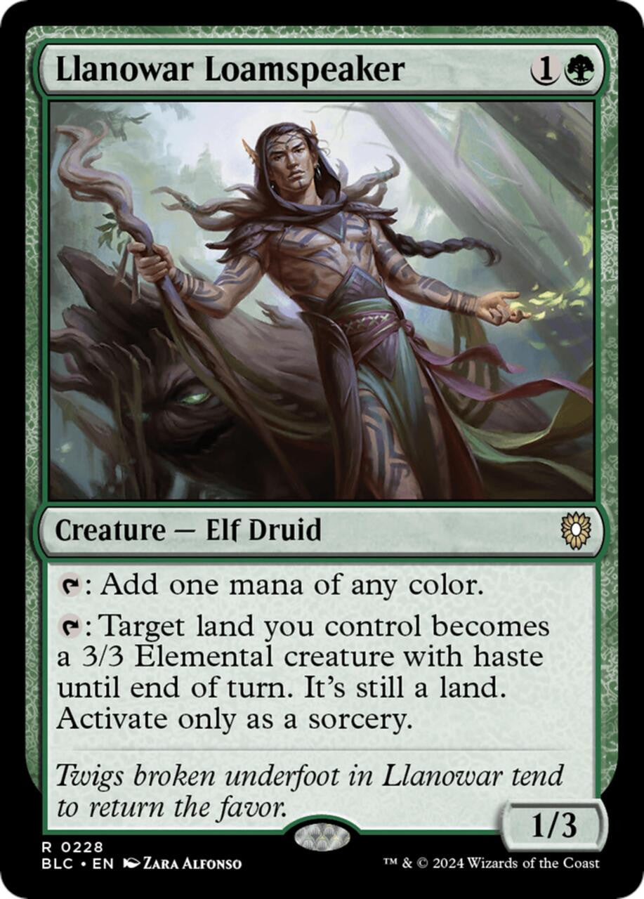 Magic Single - Llanowar Loamspeaker (BLC)