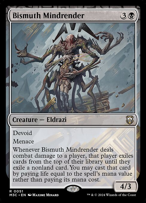 Preview image for the Bismuth Mindrender single card for the collectable card game Magic: The Gathering.