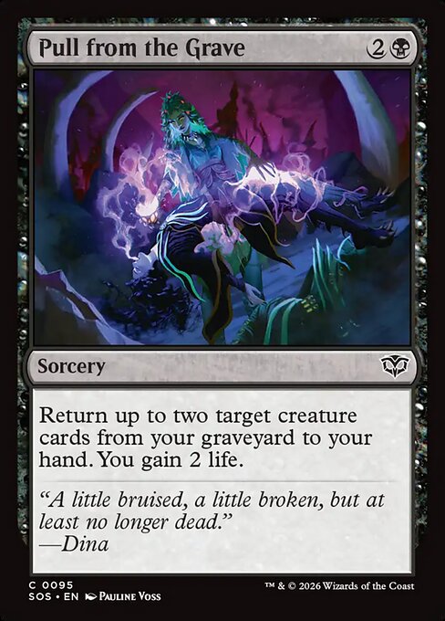 Preview image for the Pull from the Grave single card for the collectable card game Magic: The Gathering.