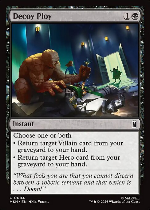 Preview image for the Decoy Ploy single card for the collectable card game Magic: The Gathering.