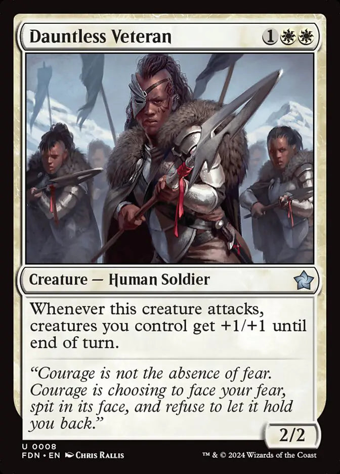 Magic Single - Dauntless Veteran (FDN)