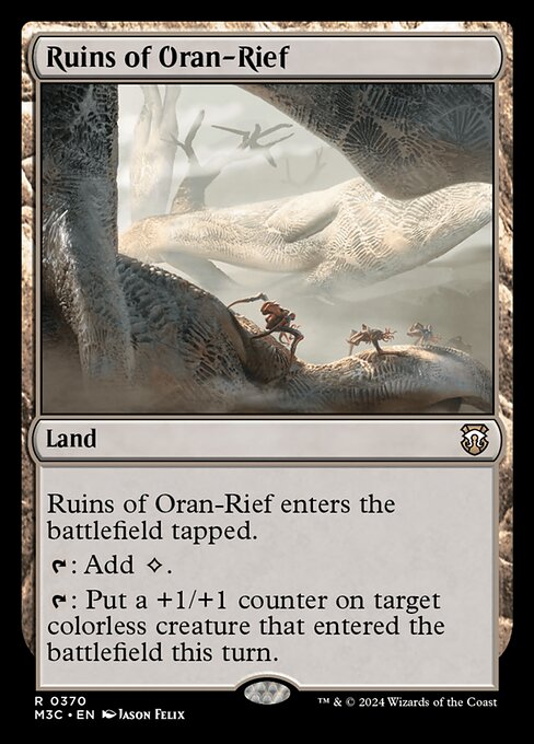 Preview image for the Ruins of Oran-Rief single card for the collectable card game Magic: The Gathering.