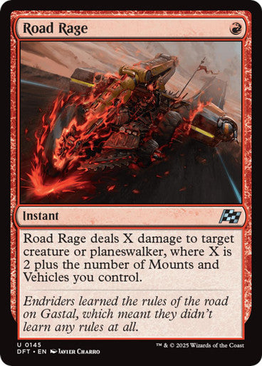 Magic Single - Road Rage (Foil) ( DFT)