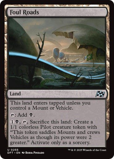 (Foil) Magic Single - Foul Roads (DFT)
