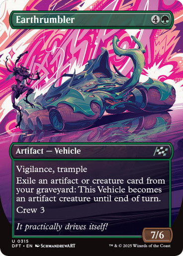 (Borderless) Magic Single - Earthrumbler (DFT)