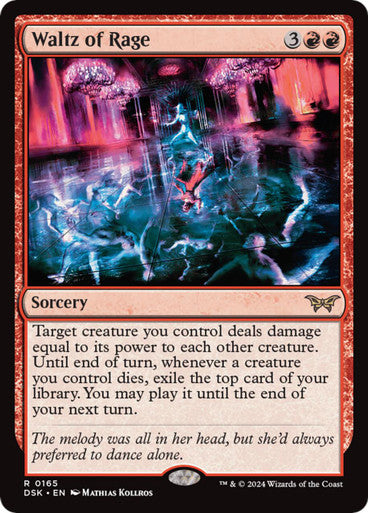 Magic Single - Waltz of Rage, Foil (DSK)
