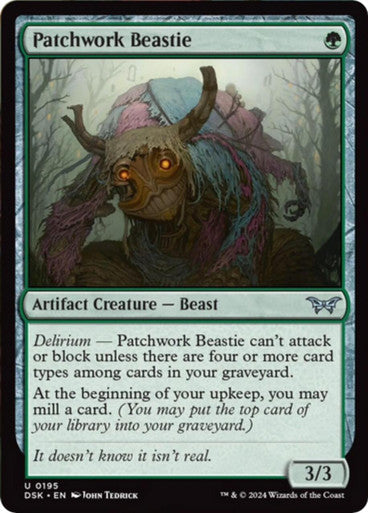 Magic Single - Patchwork Beastie, Foil (DSK)